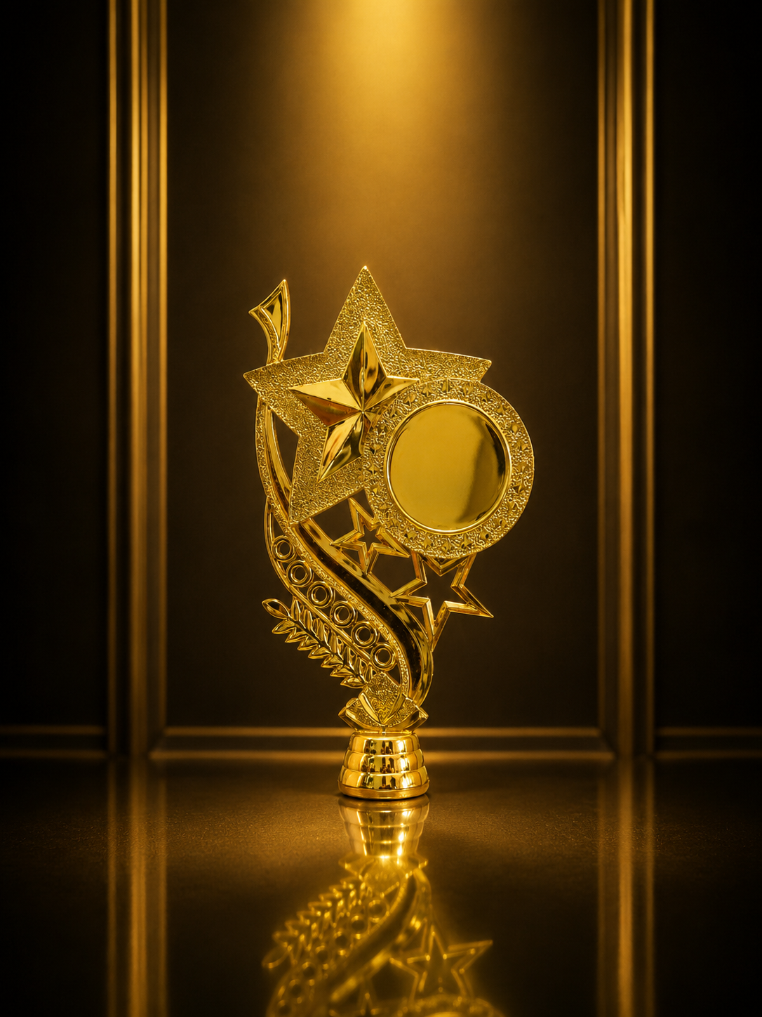 Signature Champion Trophy Figure – Figur Piala Premium Gold Exclusive Series - Gambar 2