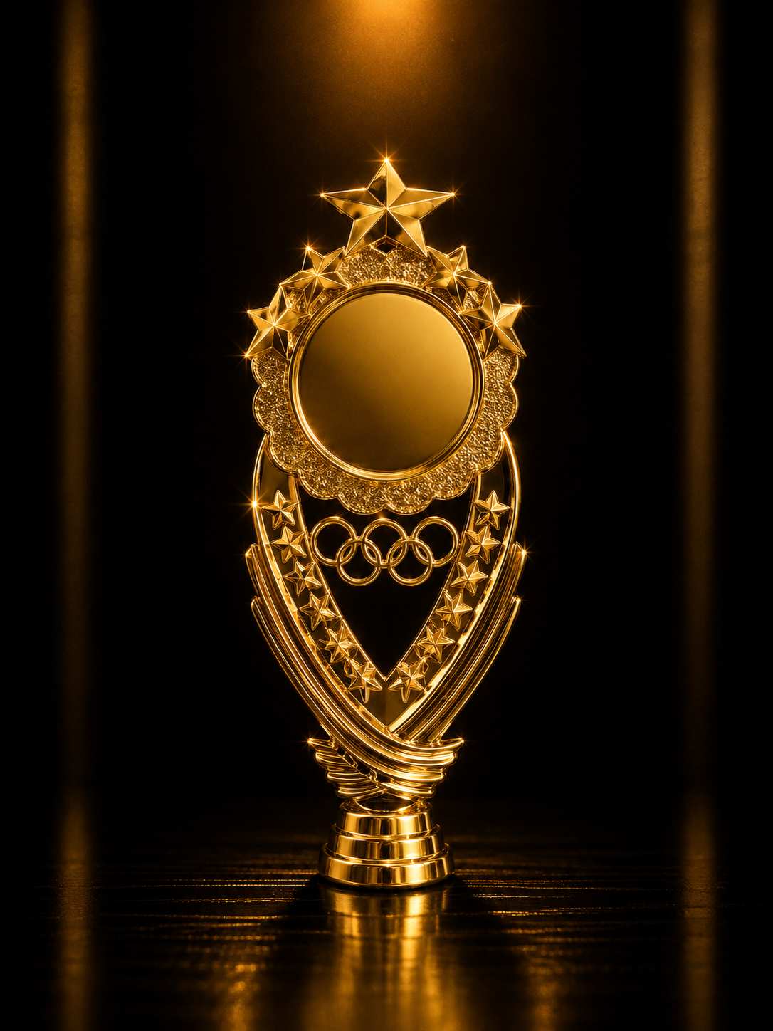 Signature Champion Trophy Figure – Figur Piala Premium Gold Exclusive Series - Gambar 3