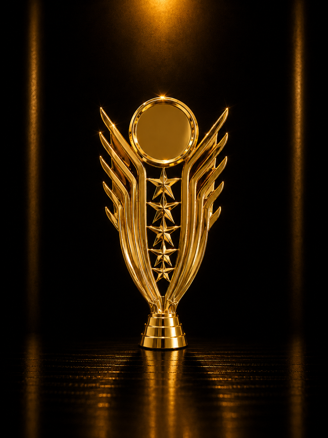 Signature Champion Trophy Figure – Figur Piala Premium Gold Exclusive Series - Gambar 7