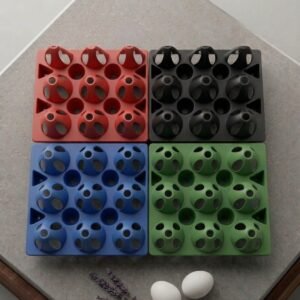 EggNest Elite Tray – Wadah Telur Plastik Premium Food Grade Heavy Duty Multi-Color Series